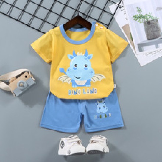 Fashion Short Sleeve T Shirts Cotton Shirts New Born Matching Set