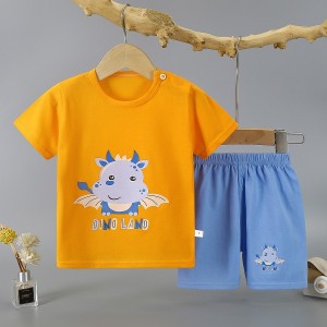 Fashion Short Sleeve T Shirts Cotton Shirts New Born Matching Set
