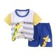 Fashion Short Sleeve T Shirts Cotton Shirts New Born Matching Set