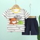 Fashion Short Sleeve T Shirts Cotton shirts new born Matching Set