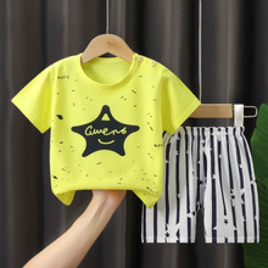New Born Toddler Shirt Fashion Shorts 2pcs Tracksuits Matching Set
