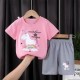 New Born Toddler Shirt Fashion Shorts 2pcs Tracksuits Matching Set