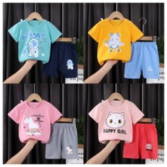 New Born Toddler Shirt Fashion Shorts 2pcs Tracksuits Matching Set