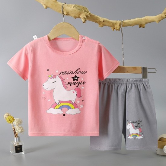 New Born Toddler Shirt Fashion Shorts 2pcs Tracksuits Matching Set