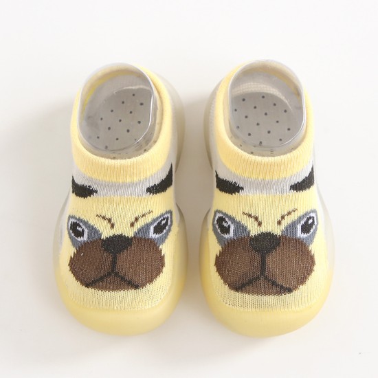 Newborn Infant Cartoon Design Socks Shoes For Kids Baby Girls - Breathable New Stylish Fashion For Boys Children - Soft Cotton Shoes - Yellow Newborn Infant Cartoon Design Socks Shoes For Kids Baby Girls - Breathable New Stylish Fashion For Boys Children - Soft Cotton Shoes - Yellow