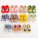 Newborn Infant Cartoon Design Socks Shoes For Kids Baby Girls - Breathable New Stylish Fashion For Boys Children - Soft Cotton Shoes - White Blue Newborn Infant Cartoon Design Socks Shoes For Kids Baby Girls - Breathable New Stylish Fashion For Boys Children - Soft Cotton Shoes - White Blue
