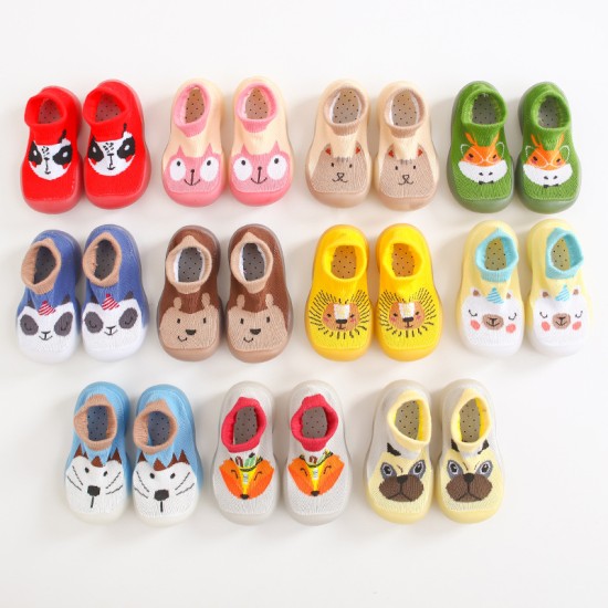 Newborn Infant Cartoon Design Socks Shoes For Kids Baby Girls - Breathable New Stylish Fashion For Boys Children - Soft Cotton Shoes - Brown Newborn Infant Cartoon Design Socks Shoes For Kids Baby Girls - Breathable New Stylish Fashion For Boys Children - Soft Cotton Shoes - Brown