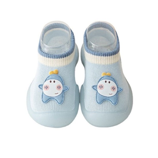 Non-Slip Soft Bottom New Born Shoes Breathable Mesh Socks Shoes 