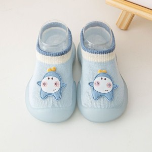 Non-Slip Soft Bottom New Born Shoes Breathable Mesh Socks Shoes 