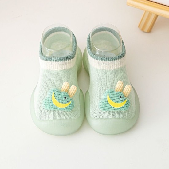 non-slip soft bottom new born shoes breathable mesh socks shoes 