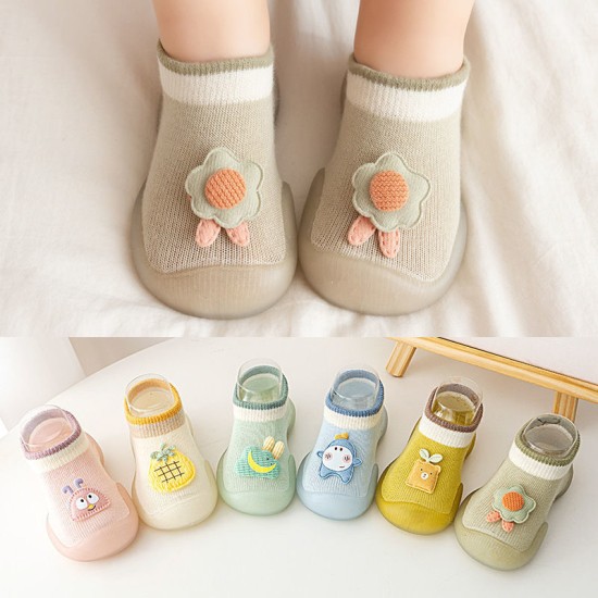 soft bottom baby girl non-slip socks shoes