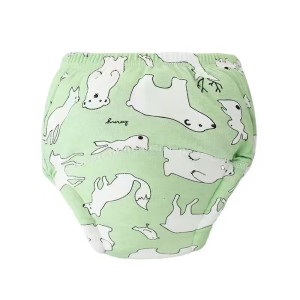 washable new born diaper pants - green