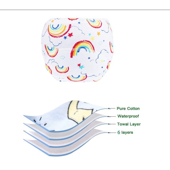 washable new born diaper pants - green