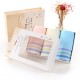 Pure Cotton Jacquard Towel New Born Non-Shedding Towel - blue Pure Cotton Jacquard Towel New Born Non-Shedding Towel - blue