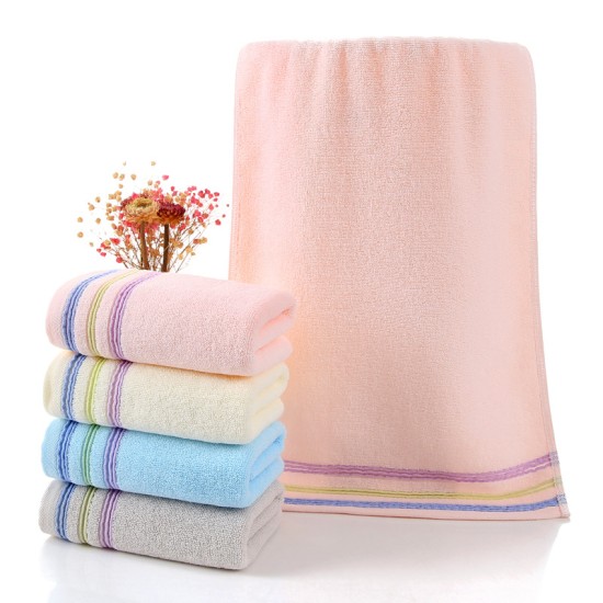 Pure Cotton Jacquard Towel New Born Non-Shedding Towel - Pink Pure Cotton Jacquard Towel New Born Non-Shedding Towel - Pink