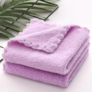  High Quality Fiber New Born Home Cleaning Towel 25x25cm