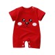 pure cotton short-sleeved newborn baby jumpsuit 