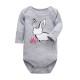 Newborn Long Sleeved Jumpsuit Romper - white Newborn Long Sleeved Jumpsuit Romper - white
