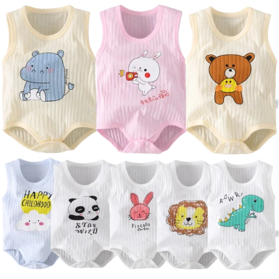 Sleeveless Newborn Baby Romper Short Sleeve Jumpsuit Sleeveless Newborn Baby Romper Short Sleeve Jumpsuit