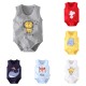 Summer Infant Jumpsuit New Born Baby Romper  - gray