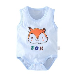 Summer Infant Jumpsuit New Born Baby Romper - blue Summer Infant Jumpsuit New Born Baby Romper - blue