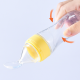 silicone soft Squeeze spoon new born baby feeder silicone soft Squeeze spoon new born baby feeder
