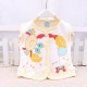 new born warm vest front open cute vest - blue