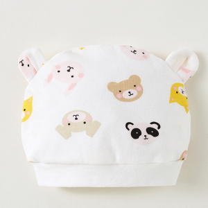 Spring And Autumn Thin Section Newborn  Fetal Hat - white
