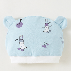 Spring And Autumn Thin Section Newborn  Fetal Hat - blue