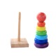 mini rainbow tower colorful 8-layer infant new born educational toy