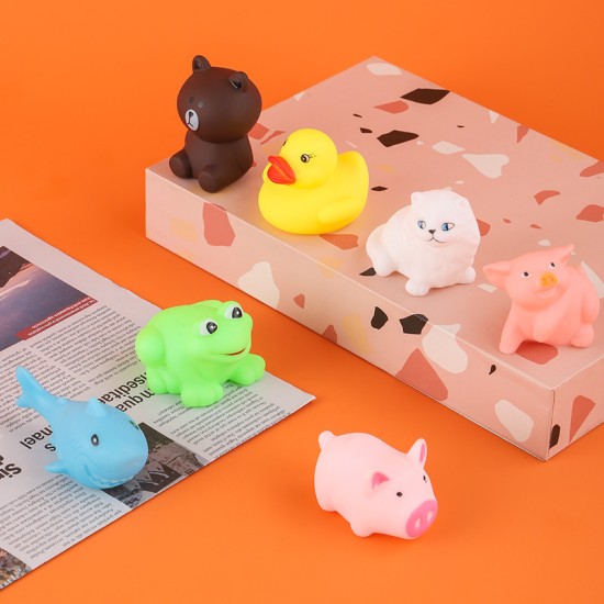 Set Of 10 Pcs Sounds Pinching Call Cartoon New Born Intellectual Development Water Toy Set Of 10 Pcs Sounds Pinching Call Cartoon New Born Intellectual Development Water Toy