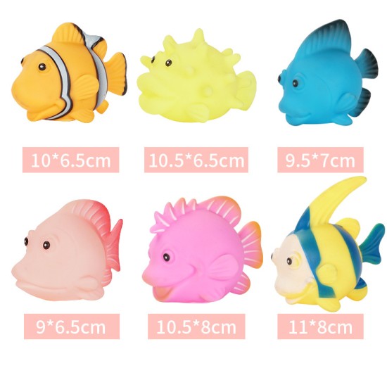 Set Of 10 Pcs Sounds Pinching Call Cartoon New Born Intellectual Development Water Toy Set Of 10 Pcs Sounds Pinching Call Cartoon New Born Intellectual Development Water Toy