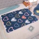  New Born Baby Quilted Urine Washable Pad - Blue