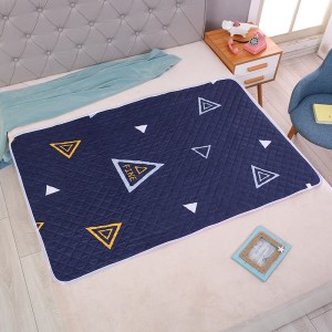 new born baby quilted urine Washable pad - blue new born baby quilted urine Washable pad - blue