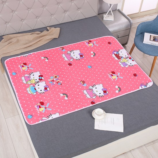 New Born Baby Quilted Urine Washable Pad - Brown New Born Baby Quilted Urine Washable Pad - Brown