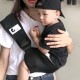 Portable Baby Carrier - Infants Baby Shoulder Half Wrapped Sling with Anti Slip Particles Soft Baby Straps for Newborn Kids 4-36 Months - Black Portable Baby Carrier - Infants Baby Shoulder Half Wrapped Sling with Anti Slip Particles Soft Baby Straps for Newborn Kids 4-36 Months - Black