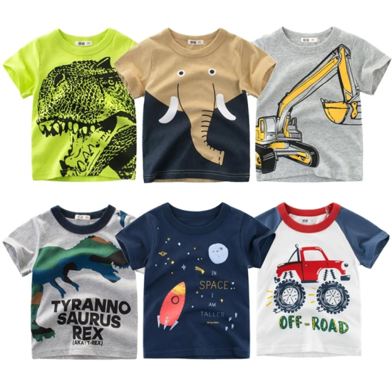 Cartoon Print Newborn Cotton Short Sleeve T-Shirt And Shorts Set Cartoon Print Newborn Cotton Short Sleeve T-Shirt And Shorts Set