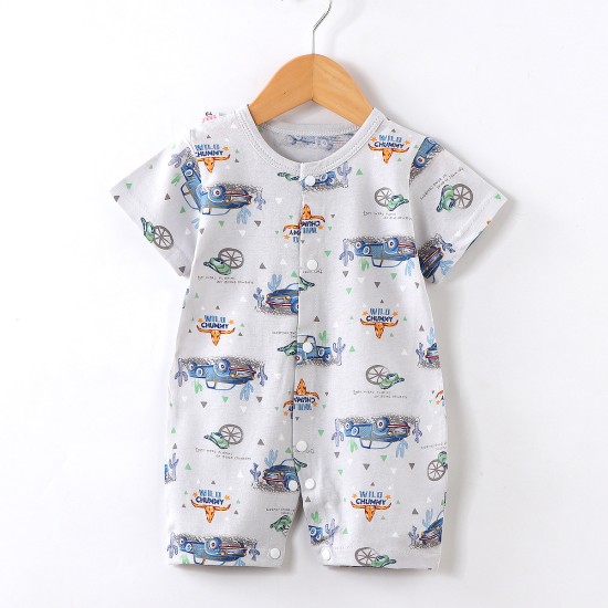 Baby Jumpsuit Newborn Romper Short-Sleeved Thin Romper 