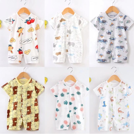  baby jumpsuit newborn romper short-sleeved thin romper infant  baby bag