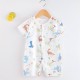  baby jumpsuit newborn romper short-sleeved thin romper infant  baby bag