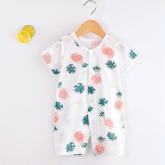  baby jumpsuit newborn romper short-sleeved thin romper infant  baby bag