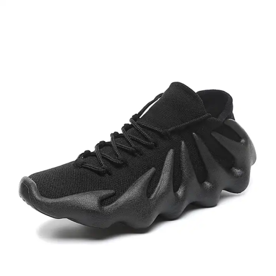 Mesh Lace-Up Sneakers for Women Lightweight Breathable Non-Slip Soft And Comfortable Shoes For Walking Running Jogging Exercise Gym and Outdoor Office Casual Shoes - Black