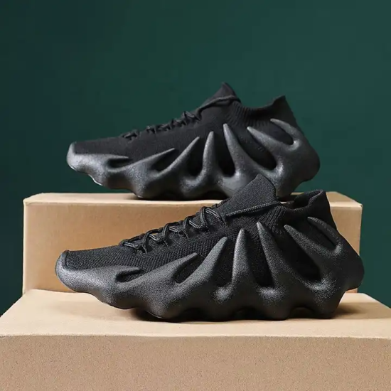 Mesh Lace-Up Sneakers for Women Lightweight Breathable Non-Slip Soft And Comfortable Shoes For Walking Running Jogging Exercise Gym and Outdoor Office Casual Shoes - Black