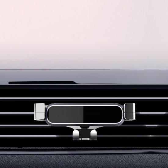 Air Vent Car Phone Holder - Strong Grip Air Outlets Ball Head Car Mount Bracket Mobile Holder For All Type Of Car- Black Air Vent Car Phone Holder - Strong Grip Air Outlets Ball Head Car Mount Bracket Mobile Holder For All Type Of Car- Black