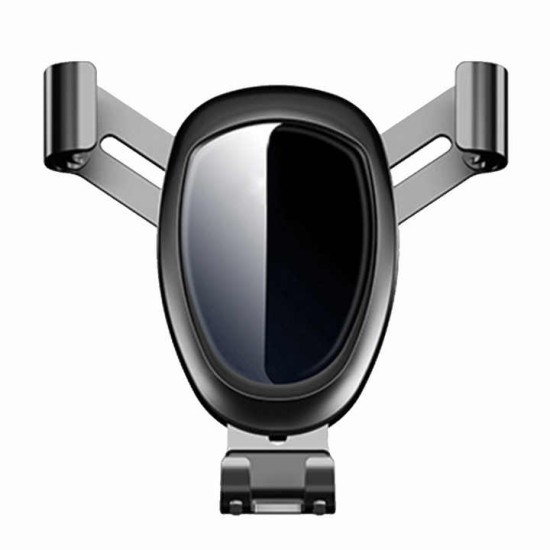 Air Vent Car Phone Holder - Round Shape Strong Grip Air Outlets Ball Head Car Mount Bracket Mobile Holder For All Type Of Car- Siver Air Vent Car Phone Holder - Round Shape Strong Grip Air Outlets Ball Head Car Mount Bracket Mobile Holder For All Type Of Car- Siver