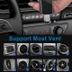 Air Vent Car Phone Holder - Square Shape Strong Grip Air Outlets Ball Head Car Mount Bracket Mobile Holder For All Type Of Car- Black Air Vent Car Phone Holder - Square Shape Strong Grip Air Outlets Ball Head Car Mount Bracket Mobile Holder For All Type Of Car- Black
