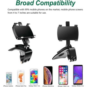 Car Mobile Phone Holder - Strong Grip Ball Head Car Mount Bracket Mobile Holder For All Type Of Car - Black Car Mobile Phone Holder - Strong Grip Ball Head Car Mount Bracket Mobile Holder For All Type Of Car - Black