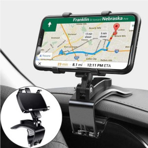 Car Mobile Phone Holder - Strong Grip  Ball Head Car Mount Bracket Mobile Holder For All Type Of Car - Black