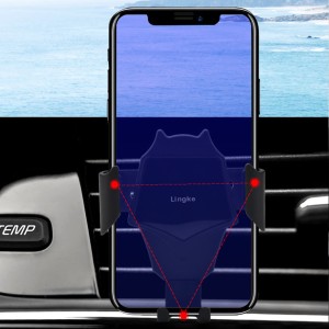 Air Vent Car Phone Holder - Strong Grip Air Outlets Ball Head Car Mount Bracket Mobile Holder For All Type Of Car - Black Air Vent Car Phone Holder - Strong Grip Air Outlets Ball Head Car Mount Bracket Mobile Holder For All Type Of Car - Black