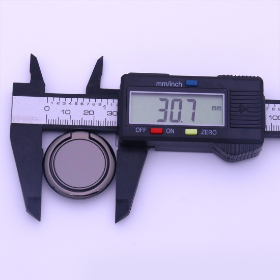 1PC Magnetic Ring Mobile Phone Holder - Solid Color Ring Bracket Alloy Phone Fastened Ring 360 Rotating Desktop Stand - Shiny Silver 1PC Magnetic Ring Mobile Phone Holder - Solid Color Ring Bracket Alloy Phone Fastened Ring 360 Rotating Desktop Stand - Shiny Silver